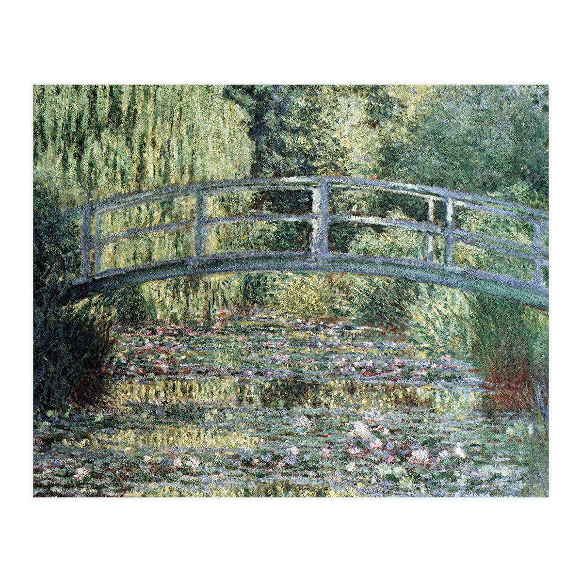 The Waterlily Pond: Green Harmony - 1899 - 89x93,5 cm - oil on canvas. (Print Only)