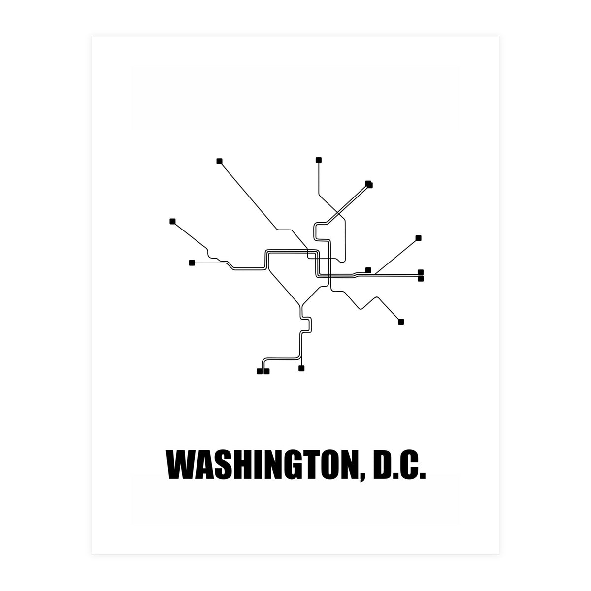 Washington DC Subway (Print Only)
