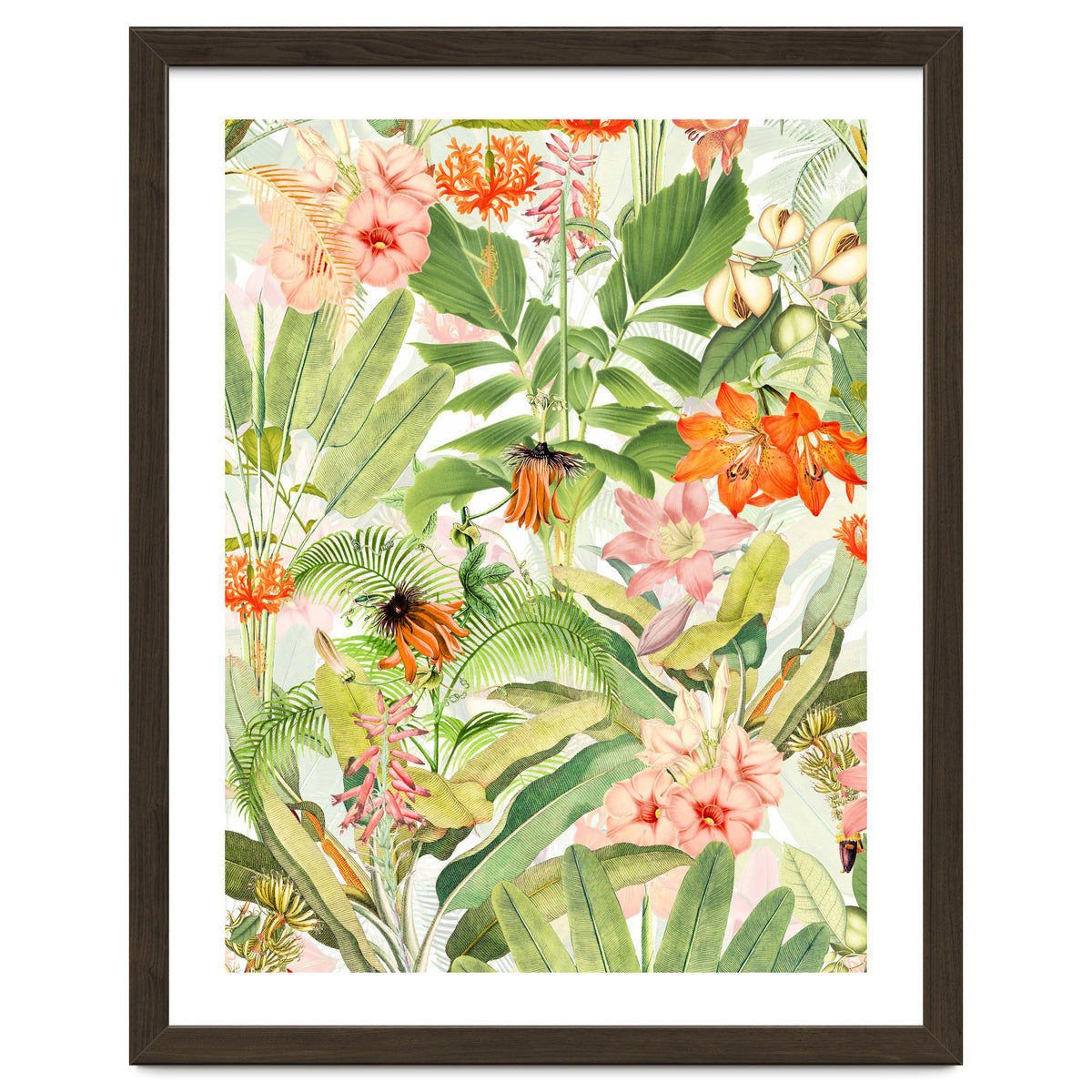 Luxurious Botanical Flower Jungle