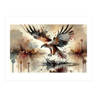 Majestic Eagle In Flight (Print Only)