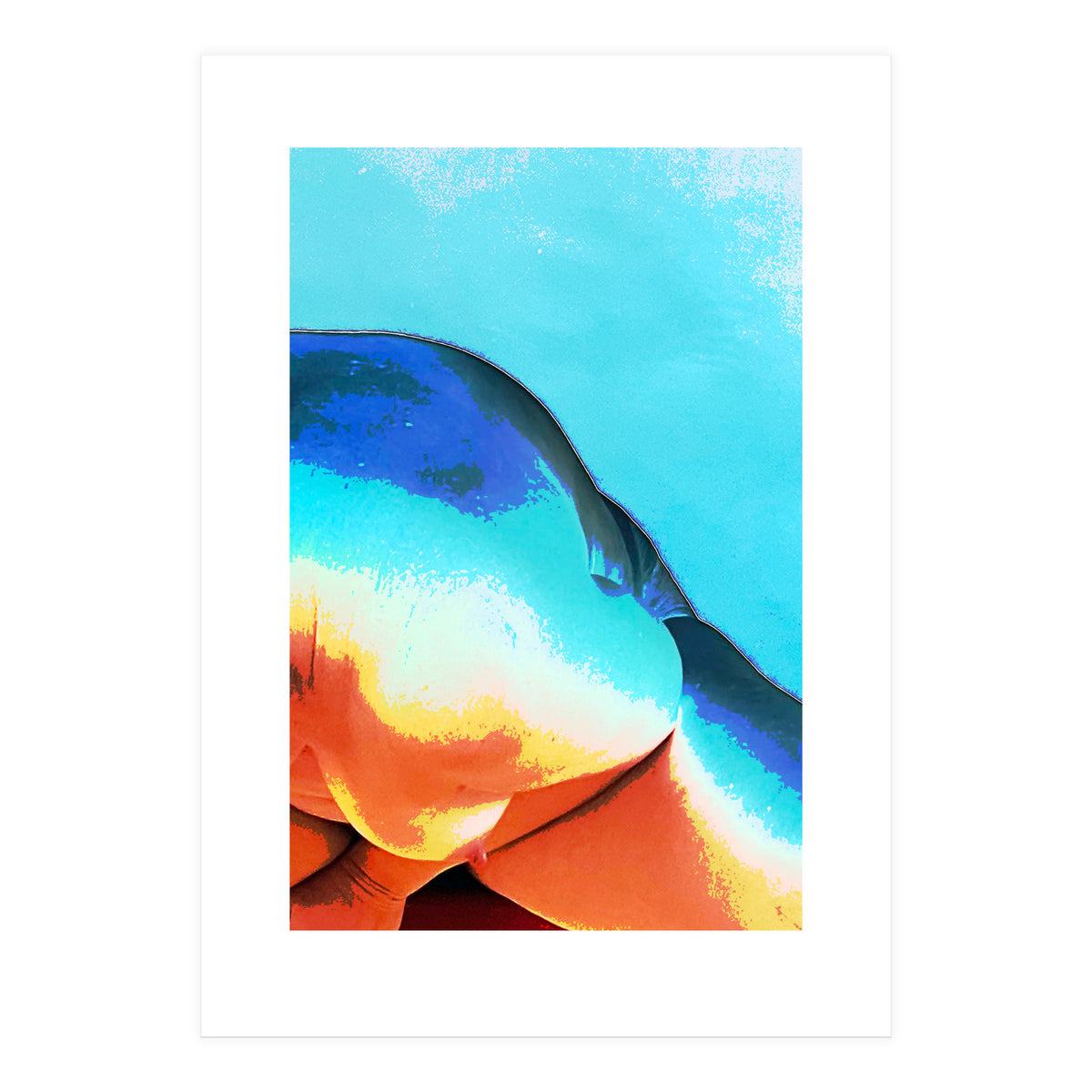 Aqua Fire |  Dunes (Print Only)
