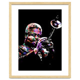 Dizzy Gillespie American Jazz Trumpeter Legend Colorful thumbnail