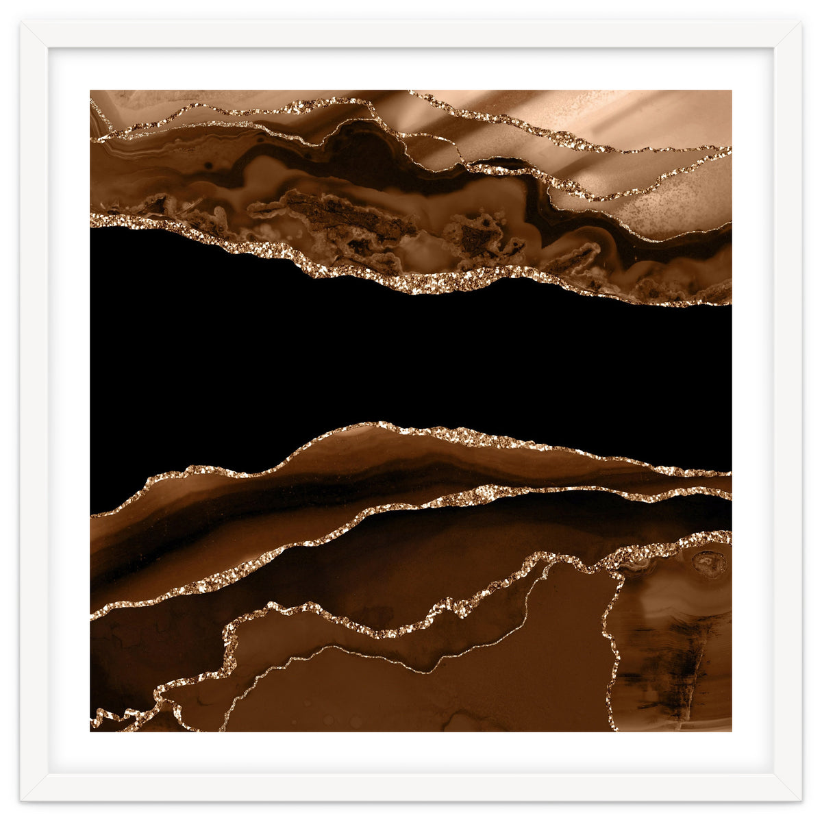 Brown & Gold Agate Texture 11