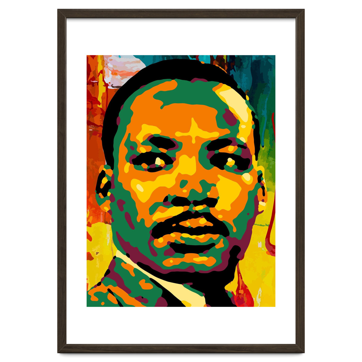 Martin Luther King Jr Abstract Art