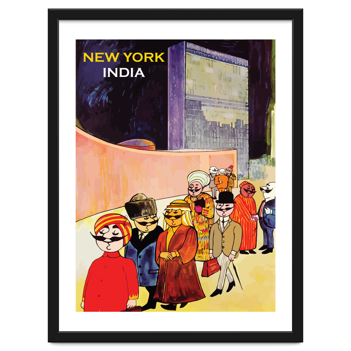 New York - India