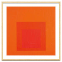 JOSEF ALBERS - HOMAGE TO THE SQUARE RED