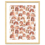 Cute Watercolor Rainbows Terracota thumbnail