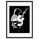 Pat Metheny American Jazz Musician in Monochrome thumbnail