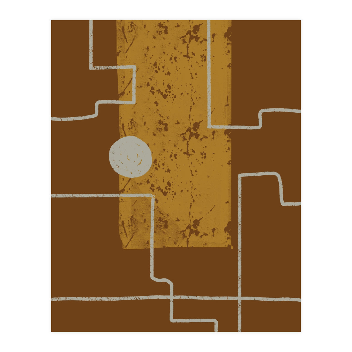 Eclipse in Barren Land (Print Only)