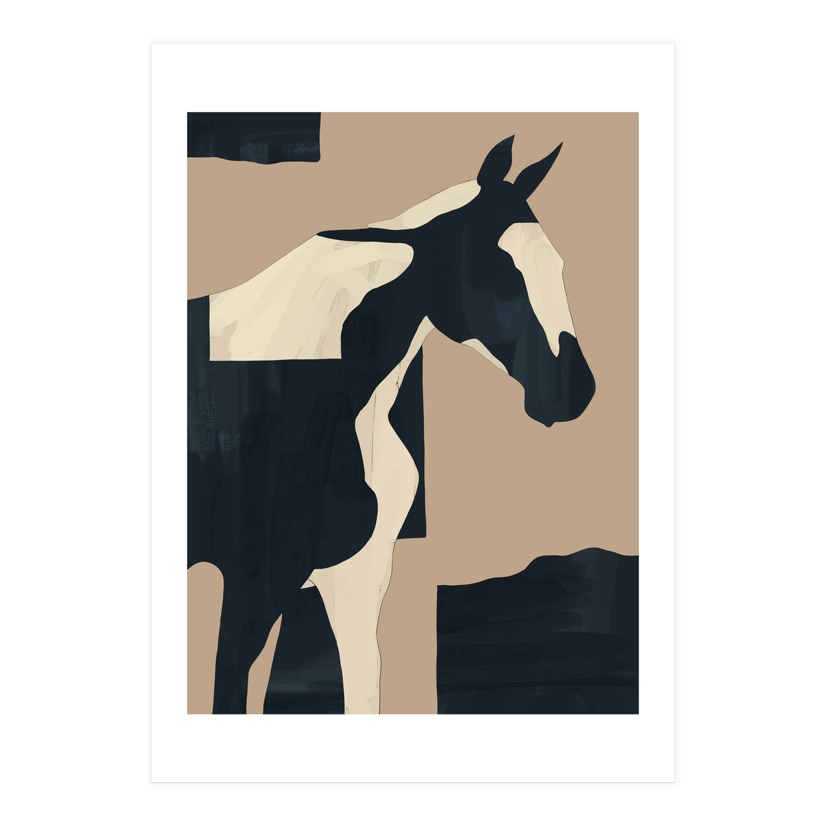 Abstract Minimal Horse 7 (Print Only)