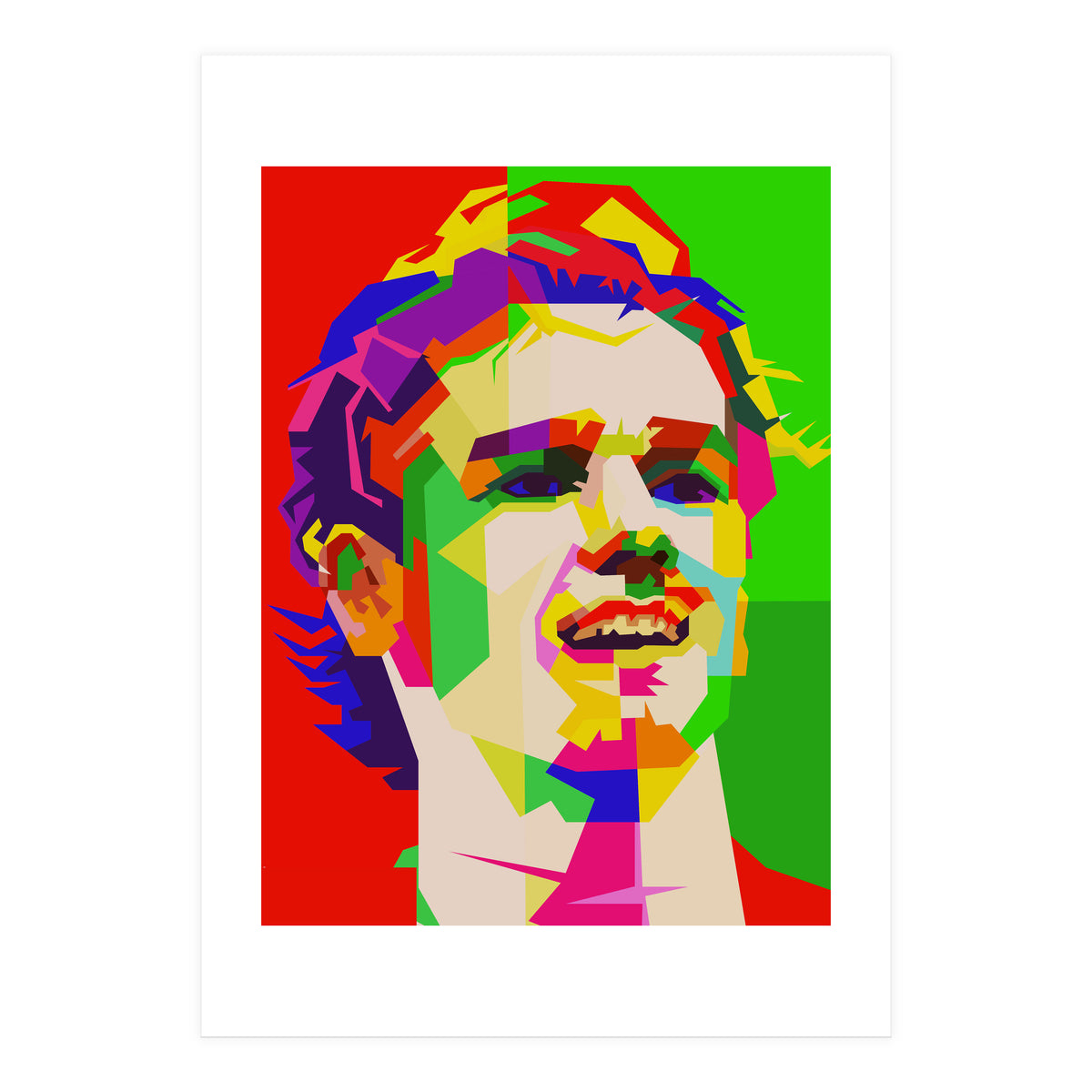 Anthoine Griezman Super Soccer Pop Art WPAP (Print Only)