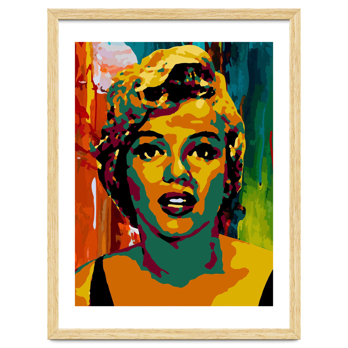 Marilyn Monroe Colorful abstract 3
