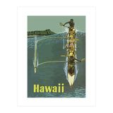 Hawaii, Boat a Big Wave (Print Only) thumbnail