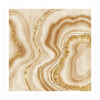 Golden Agate Texture 03 (Print Only)