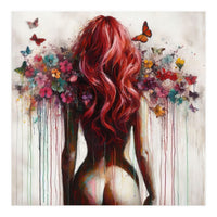 Scarlet Butterfly Back (Print Only)