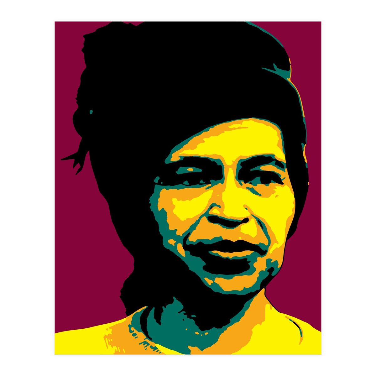 Rosa Parks  American Activist Legend in Pop Art (Print Only)