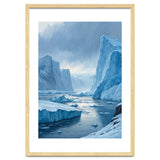 Majestic Arctic Icebergs and Glacial Valley thumbnail