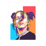 Billie Eillish wpap art  (Print Only) thumbnail