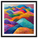 Vibrant Rainbow Rolling Hills Landscape thumbnail