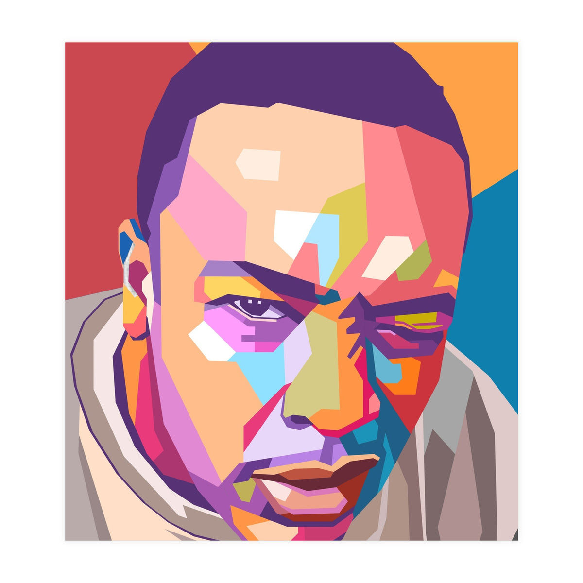 Dr Dre pop art portrait (Print Only)