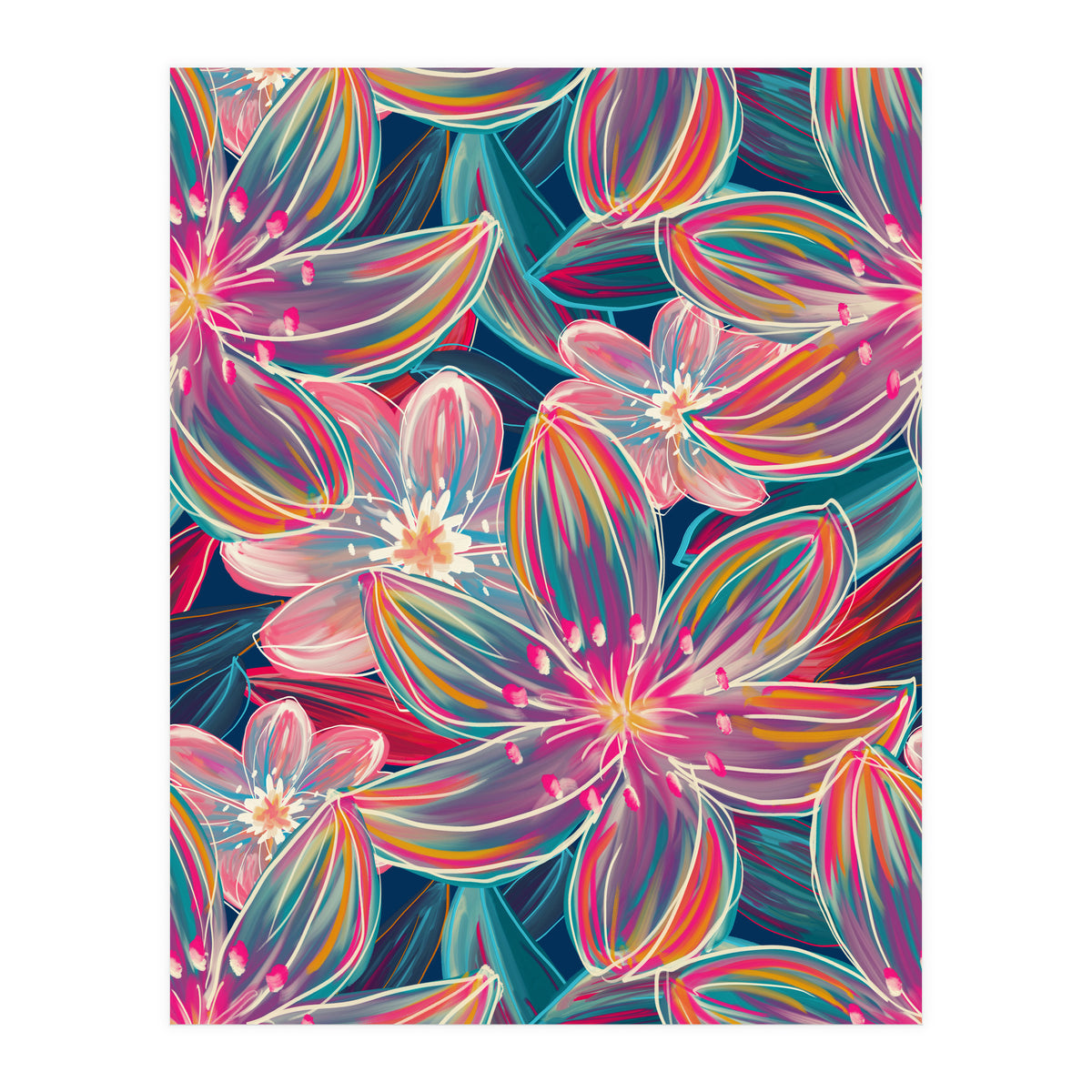 Fluo Bloom (Print Only)