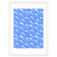 Swimming dolphins