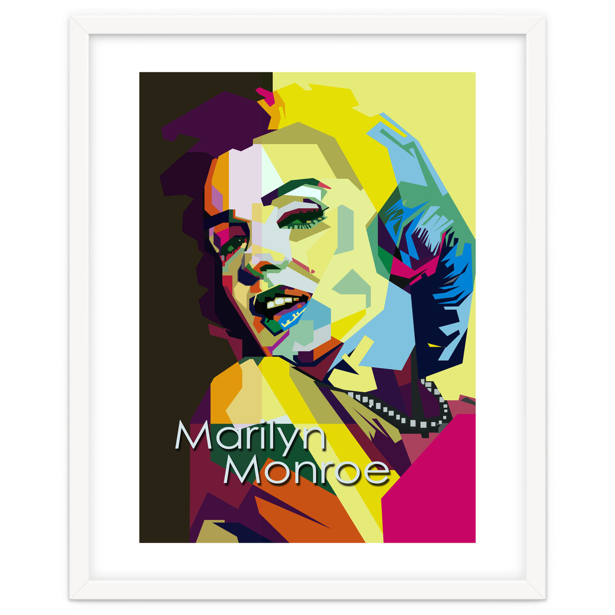 Marilyn Monroe Beauty Actress Pop Art Wpap