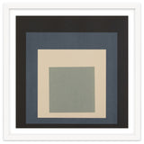 JOSEF ALBERS - HOMAGE TO THE SQUARE BEIGE GREY BLACK HIGH RESOLUTION thumbnail