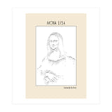 Mona Lisa – Leonardo Da Vinci Ascii Art (Print Only) thumbnail