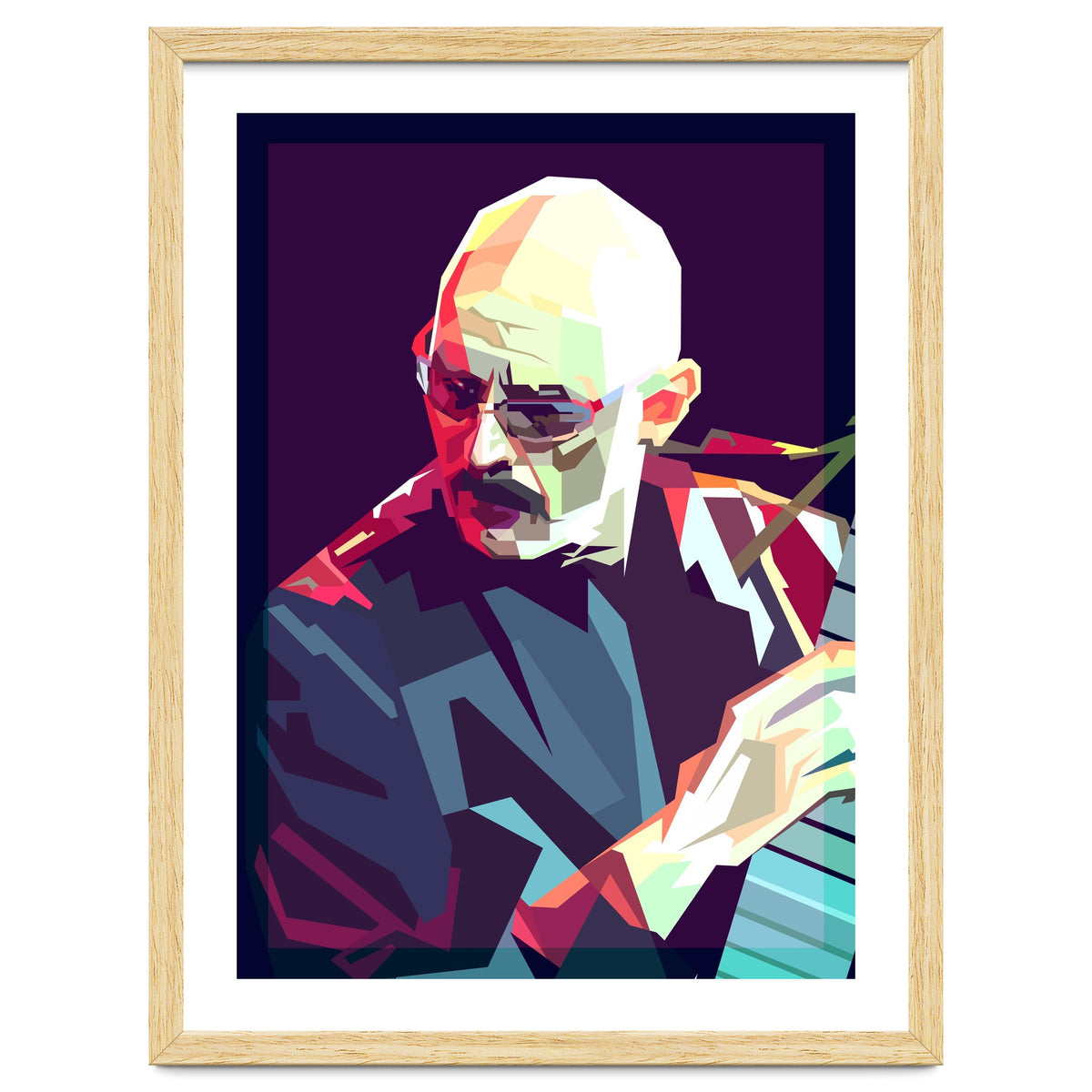 Tony Levin Bass Musician Pop Art WPAP