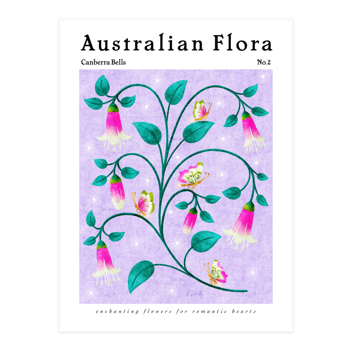 Australian Flora: Canberra Bells (Print Only)