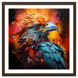 Vibrant Eagle Portrait Abstract Colorful Splatter Art thumbnail