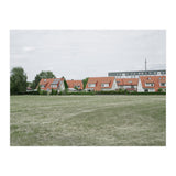 Red roof houses in the green field (Print Only) thumbnail