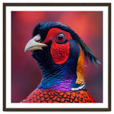 Close Up Pheasant Bird Head Detailed Feathers thumbnail