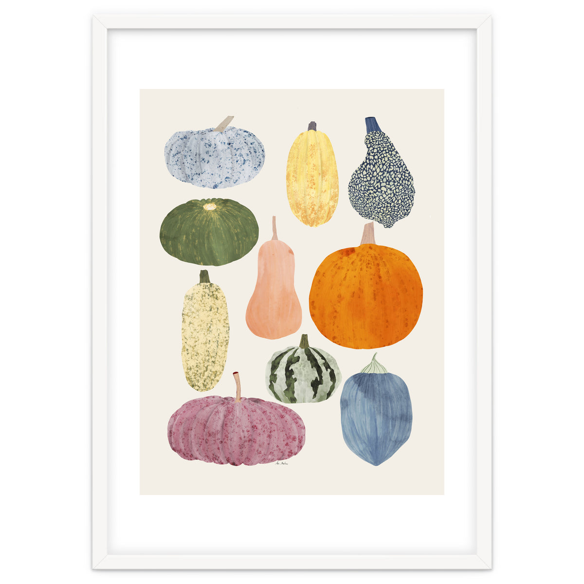 Still Life Of Pumpkins