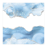 Blue & Silver Agate Glitter Texture 07  (Print Only) thumbnail