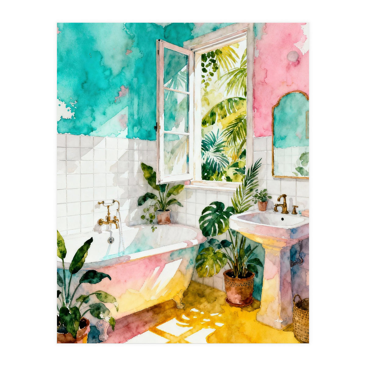 Matisse Inspired Bathroom (Print Only)