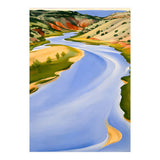 Georgia O’Keeffe – Chama River, Ghost Ranch (1937) | Serene Southwestern Landscape in Bold Modernist Forms (Print Only) thumbnail
