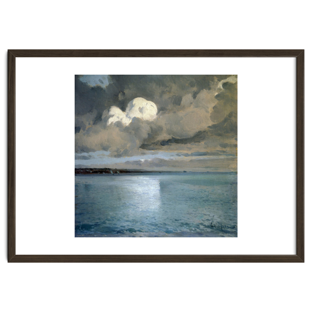 SEA LANDSCAPE OF CADAQUES ("MARINA DE CADAQUES") - OIL ON TABLE - 70X71 CM.