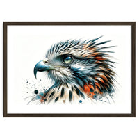 Vibrant Eagle Close Up Portrait