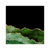 Green & Gold Agate Texture 10  (Print Only) thumbnail