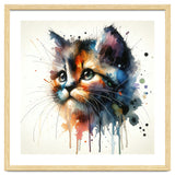 Colorful Kitten Portrait thumbnail