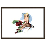 Pinup Sexy Girl Posing In Zorro Costume thumbnail