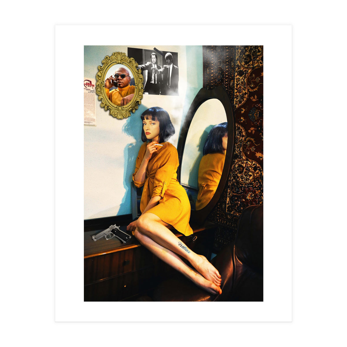 Mia On Bedroom (Print Only)