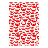 Red Crab Pattern  (Print Only) thumbnail