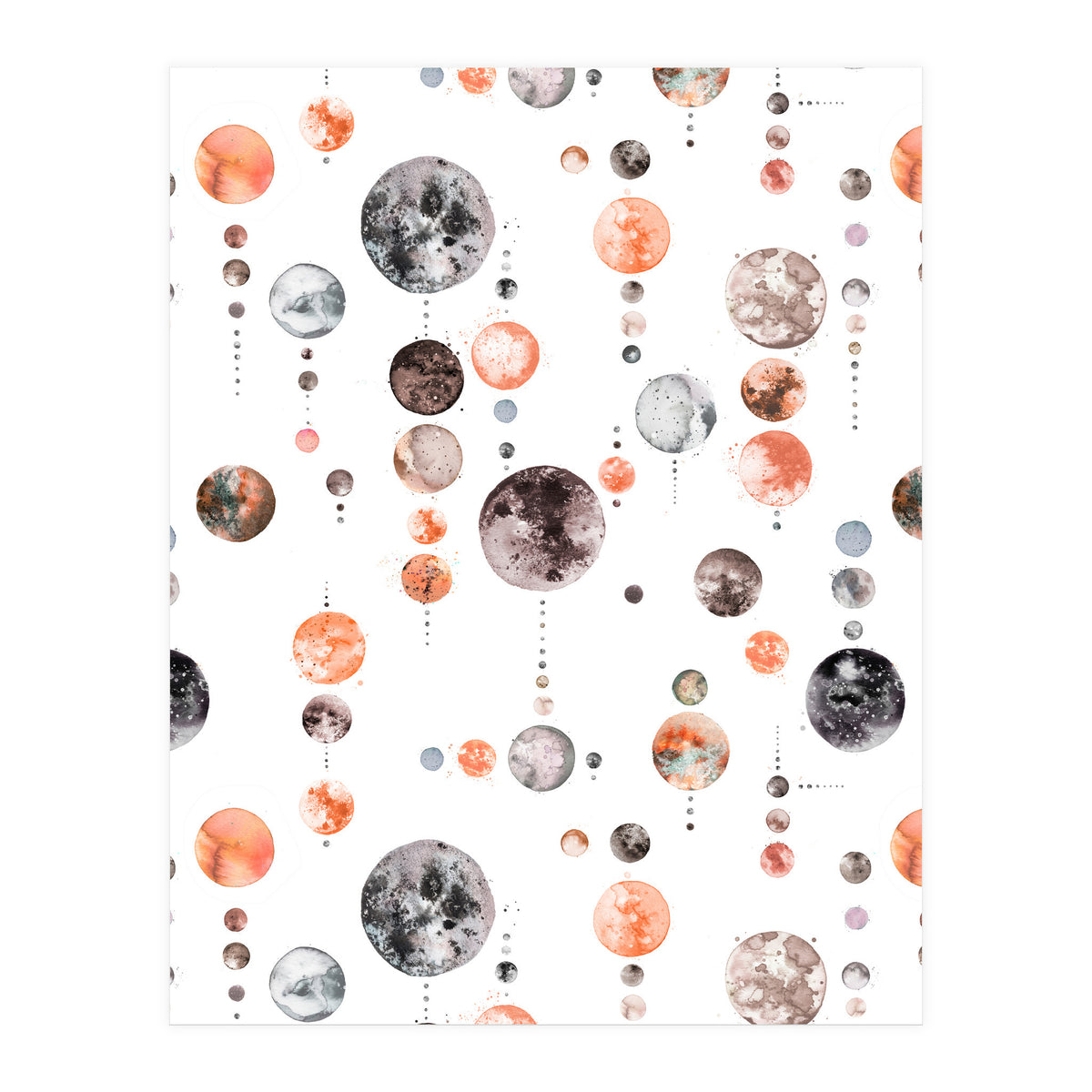 Space Full Moons (Print Only)