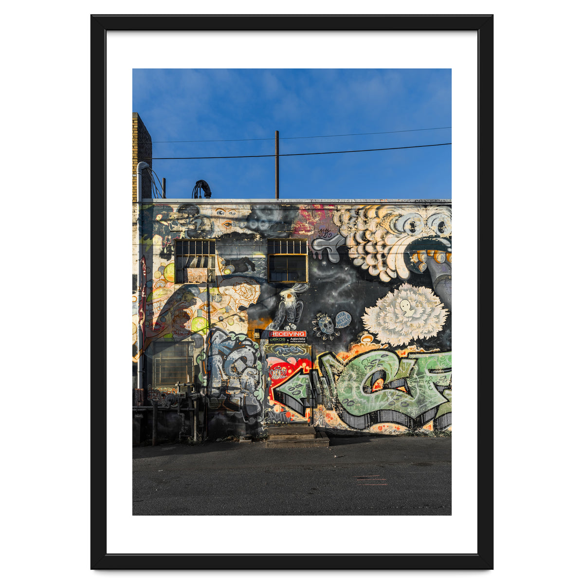 Cooke St Thunder Bay Graffiti Color Version No 2