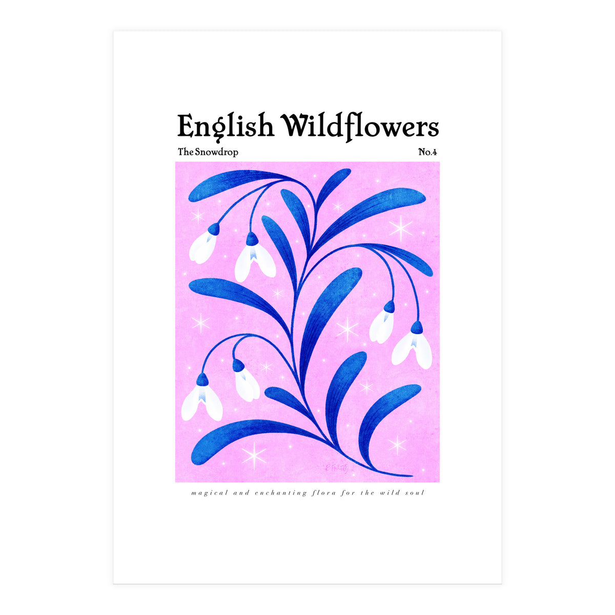 English Wildflowers | Snowdrops (Print Only)