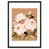 Blush Peony Painting, Floral Wall Art, Neutral Flower Print, Peony Art thumbnail