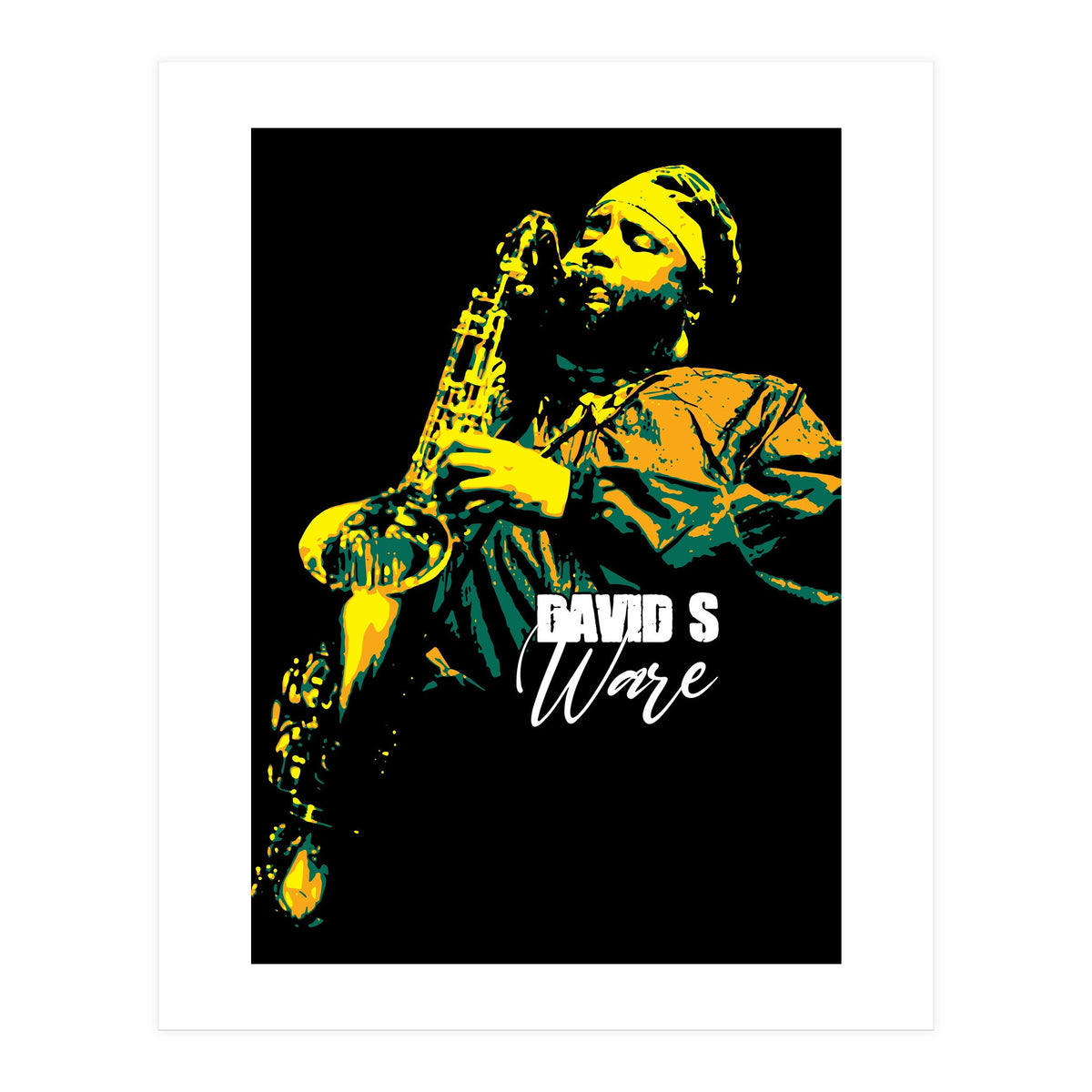 David S. Ware American Jazz Saxophonist (Print Only)